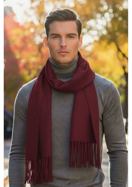 Erkek Yumuşak Dokulu Püsküllü Kışlık Buklet Atkı Şal modelleri