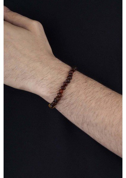 Misket Kesim Orjinal Yetişkin Kehribar Bileklik