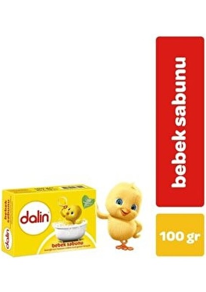 Bebek Sabunu Hassas Ciltler İçin Yumuşak Formül 100 gr Günlük Kullanım fırsatları
