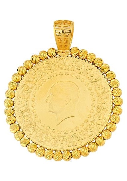 Altın Çerçeve Kolye Ucu modelleri