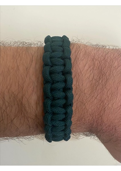 Koyu Yeşil Paracord Bileklik modelleri