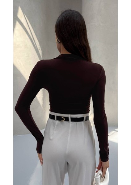 Damla Aksesuarlı Bluz