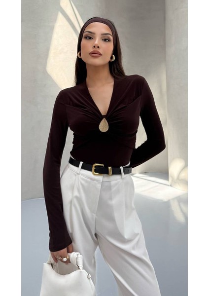 Damla Aksesuarlı Bluz fırsatları