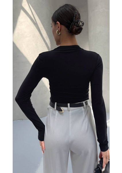 Damla Aksesuarlı Bluz modelleri