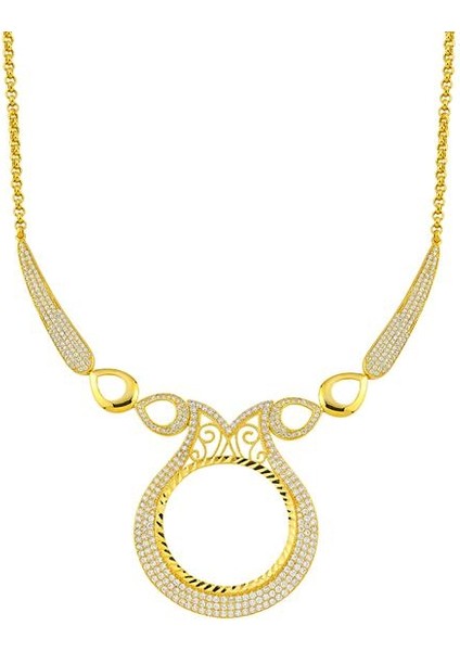 Altın Çerçeve Kolye modelleri