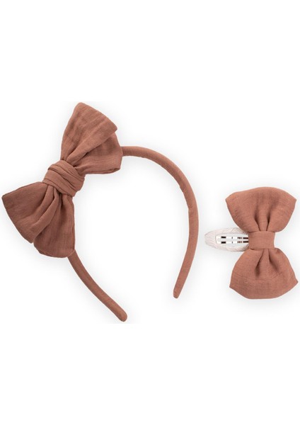 Taçlı Toka Seti A Kahve