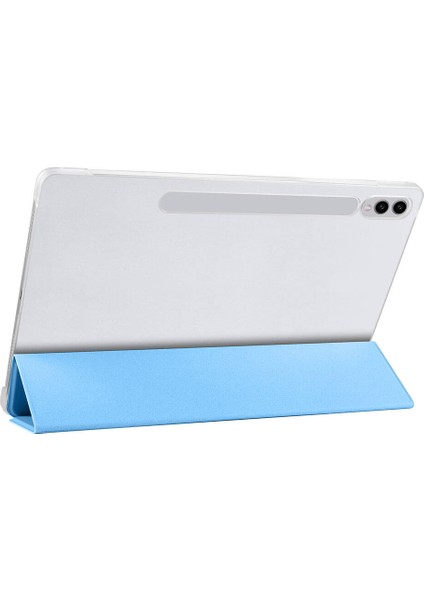 Galaxy Tab S9 Fe Plus Uyumlu Smart Cover Standlı 1-1 Kılıf Mavi fırsatları