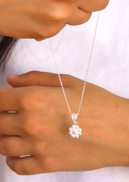 Minik Bereket Model 925 Ayar Saf Gümüş Telkari Kadın Kolye 201024661 fiyatları