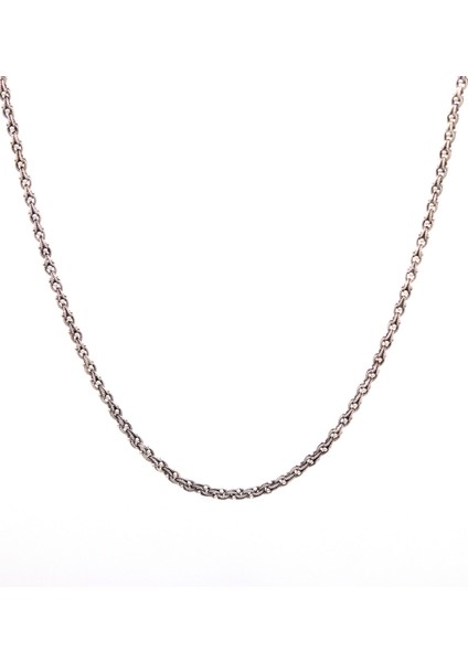 925 Ayar Gümüş Erkek Arnavut Zincir Kolye 201024555 fiyatları