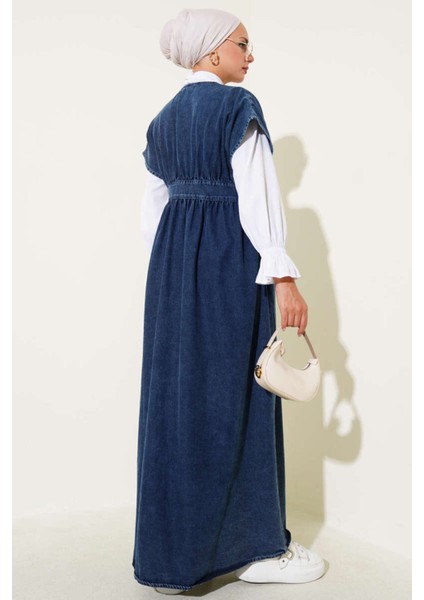 Rahat Kesim Denim Elbise modelleri