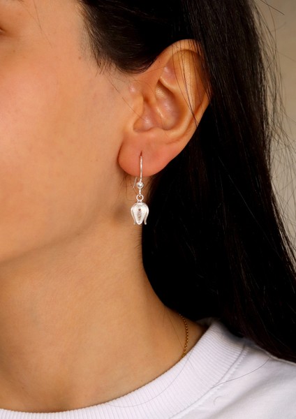 Sallantılı Lale Model 925 Ayar Gümüş Telkari Kadın Küpe 201024665 fiyatları