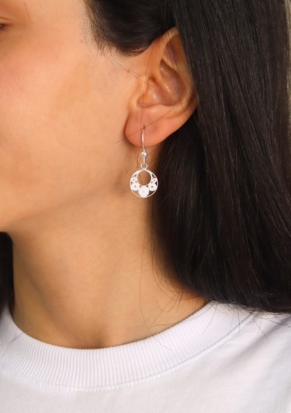 Sallantılı Halka Model 925 Ayar Gümüş Telkari Kadın Küpe 201024666 fiyatları