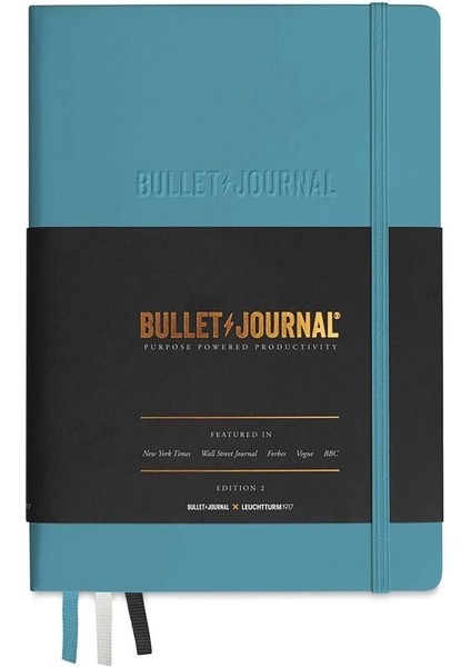 LEUCHTTURM1917 x Bullet Journal Limited Edition Sert Kapak A5 Noktalı Defter TURQUOISE25 (Turkuaz) 373022 fiyatları