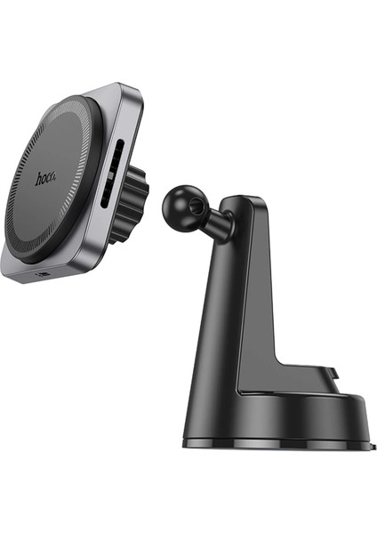 Hoco. HW16 Vantuzlu 15W Kablosuz Şarjlı Magsafe Manyetik Tutucu - Siyah fırsatları