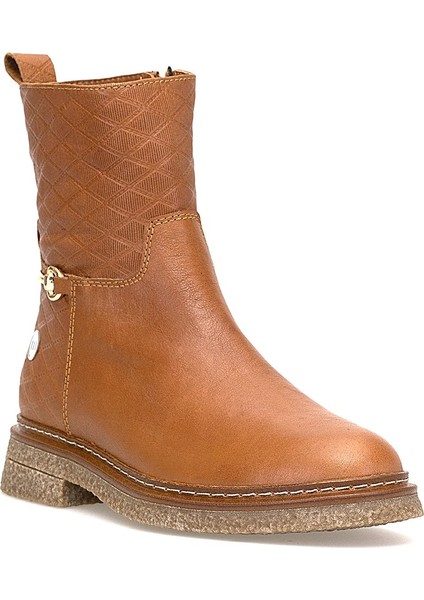 D25KB-8585 Kadın Hakiki Deri Klasik Bot Taba fiyatları