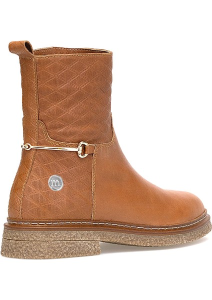 D25KB-8585 Kadın Hakiki Deri Klasik Bot Taba fırsatları