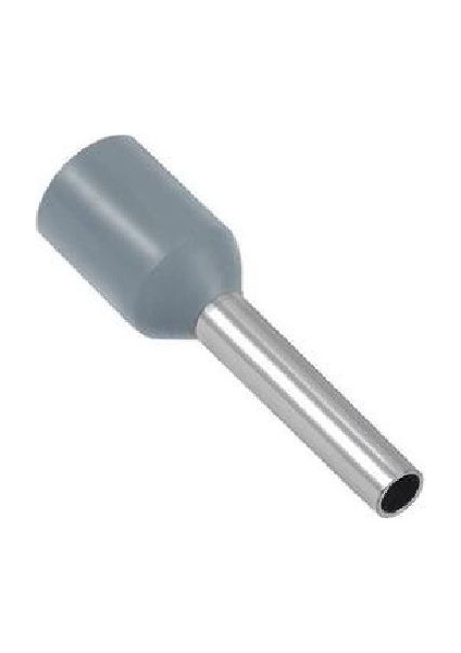 Tyıf-2.5 ,2.5mm²/gri 500-ADET Kablo Yüksük