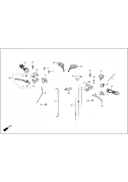 HR111-DSH F0324 Hero Dash Ayna Sağ