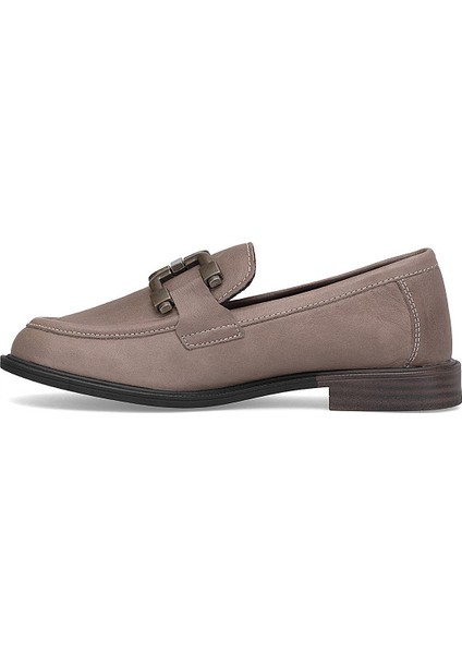 D25KA-3415 Kadın Hakiki Deri Casual Ayakkabı Vizon modelleri