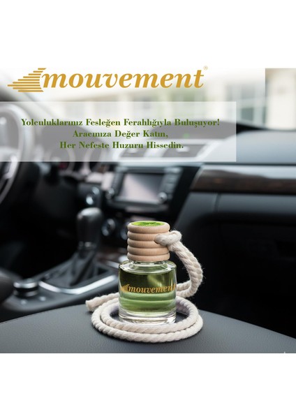 Fesleğen Tazeliği 8 ml Oto Kokusu – Canlandırıcı ve Ferah Bir Etki