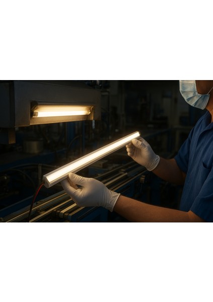 50 cm Gün Işığı 5000K 12V Şerit Led+Aluminyum Dış Kasa