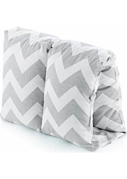 Çok Amaçlı Emzirme Yastığı 523 Gri Zigzag