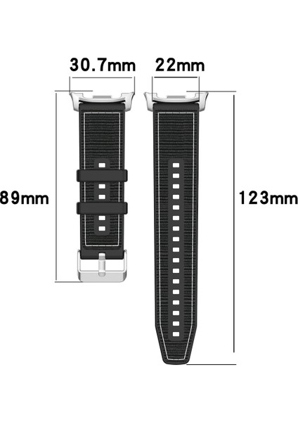 Samsung Galaxy Watch 8 Classic 46MM ile Uyumlu Kordon Spor ve Şık Tasarım Jazzy Saat Kayışı