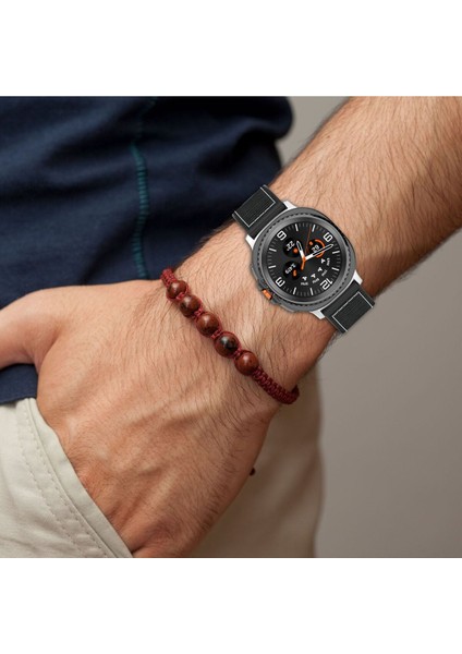 Samsung Galaxy Watch 8 Classic 46MM ile Uyumlu Kordon Spor ve Şık Tasarım Jazzy Saat Kayışı
