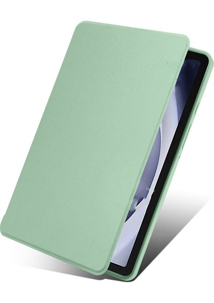 Galaxy Tab A9 Uyumlu Kalem Bölmeli Standlı Termik Kılıf Açık Yeşil fiyatları