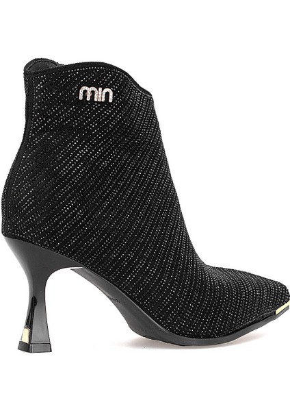 25K416-1 Kadın Taşlı Topuklu Bot Siyah fırsatları