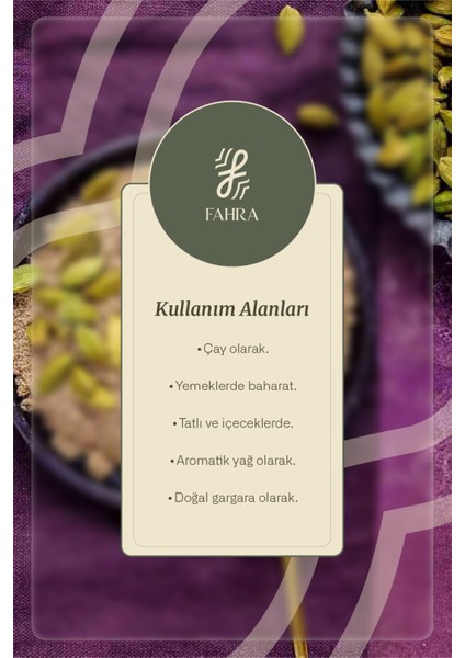 Kakule Toz 25G – Rahatlatıcı ve Ferahlatıcı Baharat fırsatları