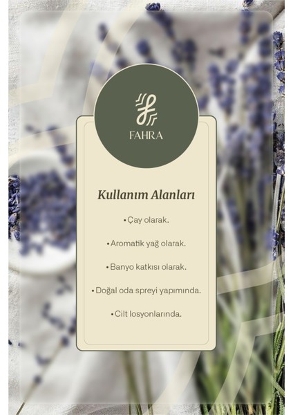 Lavanta 500G – Strese, Uykusuzluğa ve Cilt Dengesine Destek 500G fırsatları