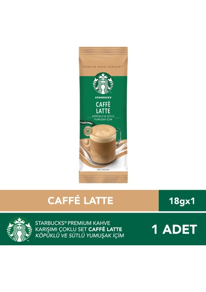 Caffe Latte Premium Kahve Karışımı 18G