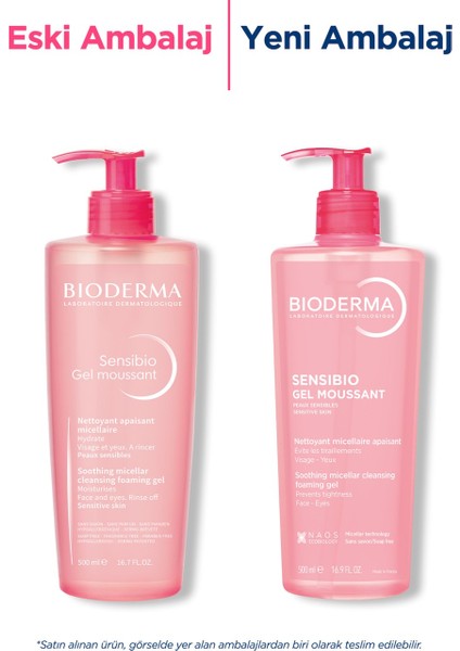 Bioderma Sensibio Foaming Gel Hassas ve Normal Ciltler Durulanan Micellar Yüz Temizleme Jeli 500 ml fırsatları