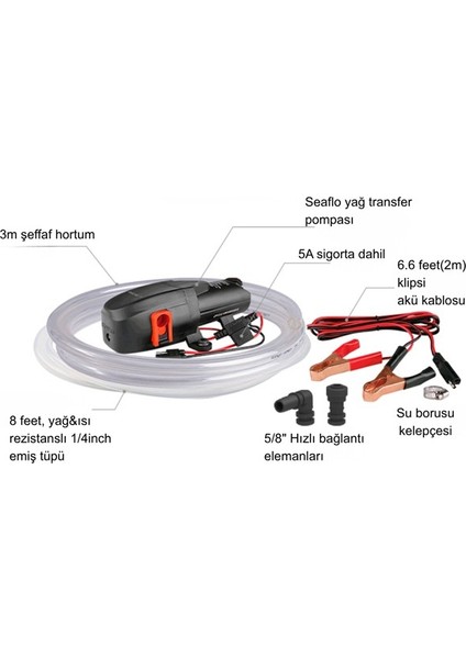 Yağ Transfer Pompası 12V, 6lt indirimleri