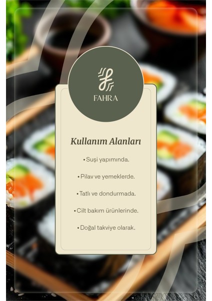 Suşi Pirinci 250G – Glutensiz Dengeli Karbonhidrat fırsatları