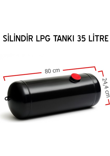 Silindir Lpg Tankı 35 Litre Ø244XD800 fiyatları