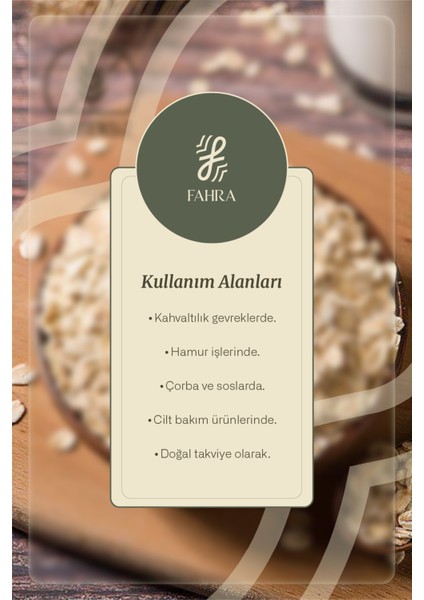Yulaf Ezmesi 250G – Doğal Lif, Protein ve Denge Kaynağı 250G fırsatları