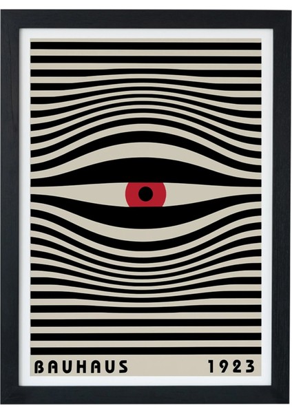 Bauhaus Eyes V3 Siyah Çerçeveli Tablo Poster