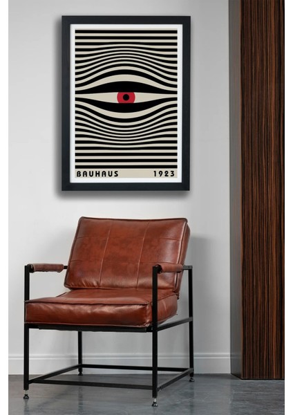 Bauhaus Eyes V3 Siyah Çerçeveli Tablo Poster modelleri