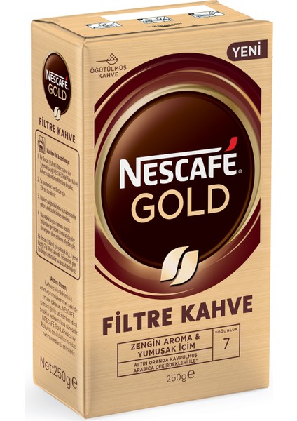 Gold Filtre Kahve 250 gr fiyatları