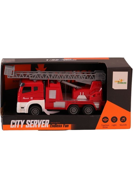 D-001 Pilli Işıklı Itfaiye Aracı