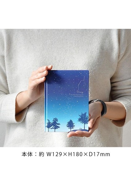 Limited Edition Diary A5 Starry Night Sky Pattern Günlük modelleri
