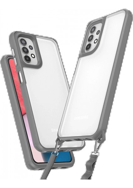 Samsung Galaxy A52 Kılıf Penta Silikon Kılıf - Titan Gri