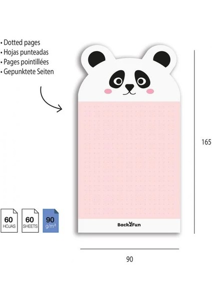 Notepad Mr Back 2 Fun Panda fiyatları