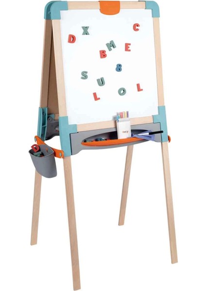 Smoby Çift Taraflı Manyetik Ahşap Yazı Tahtası 7600410401