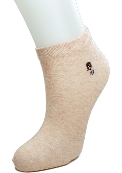 4 Çift Kadın Pamuk Minyatür Baskılı Modern Yumuşak Bilek Çorap indirimleri