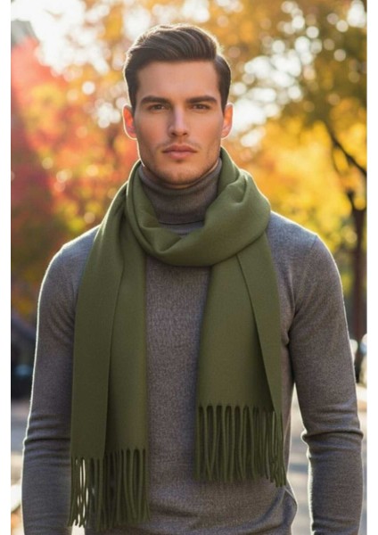 Unisex Yumuşak Dokulu Püsküllü Kışlık Buklet Atkı Şal 2'li Set modelleri