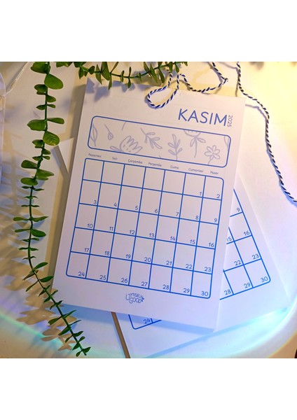 A4 Aylık Takvimli Planlayıcı Memo Pad