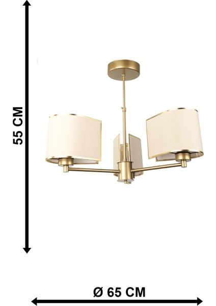 Alina 3.lü Şapkalı Avize Eskitme fırsatları